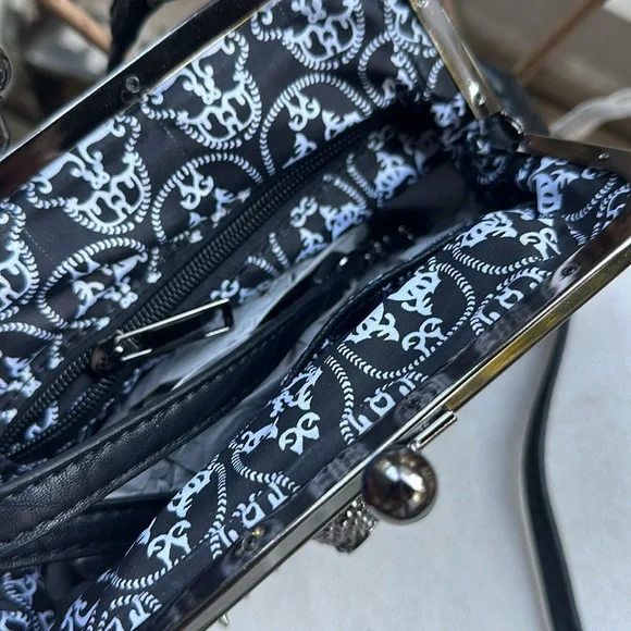 NWT Studded Skull Black Bag - Picture 5 of 11